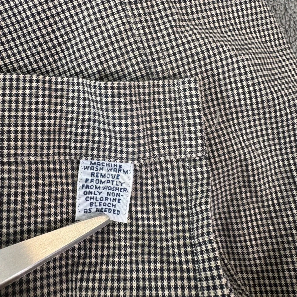 Polo Ralph Lauren Button Down Shirt Men M Brown Hulton Check Long Sleeve Cotton